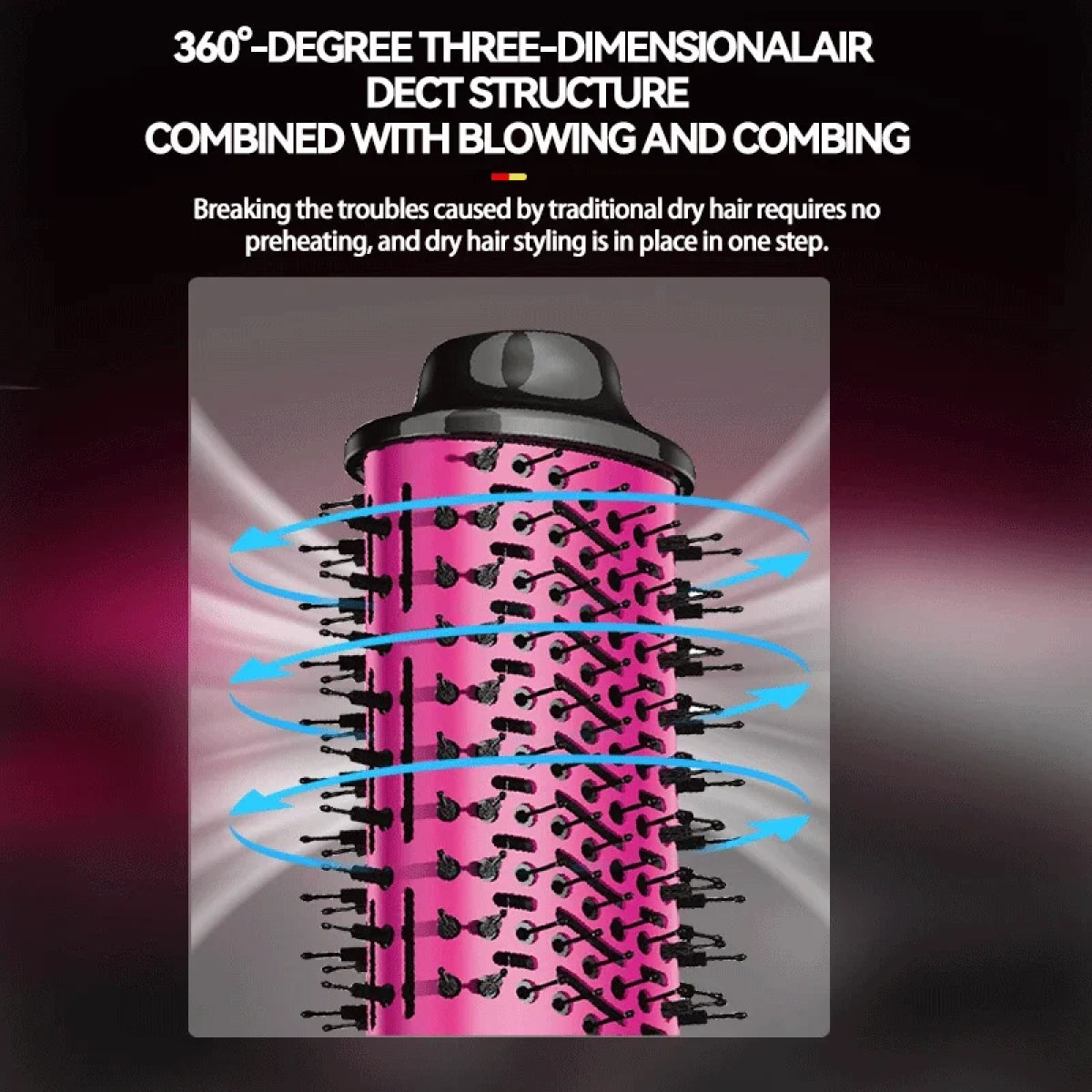 HAIR DRYER HOT AIR BRUSH KEMEI KM-8012 4 ΣΕ 1 ΠΙΣΤΟΛΑΚΙ & ΒΟΥΡΤΣΑ ΜΑΛΛΙΩΝ