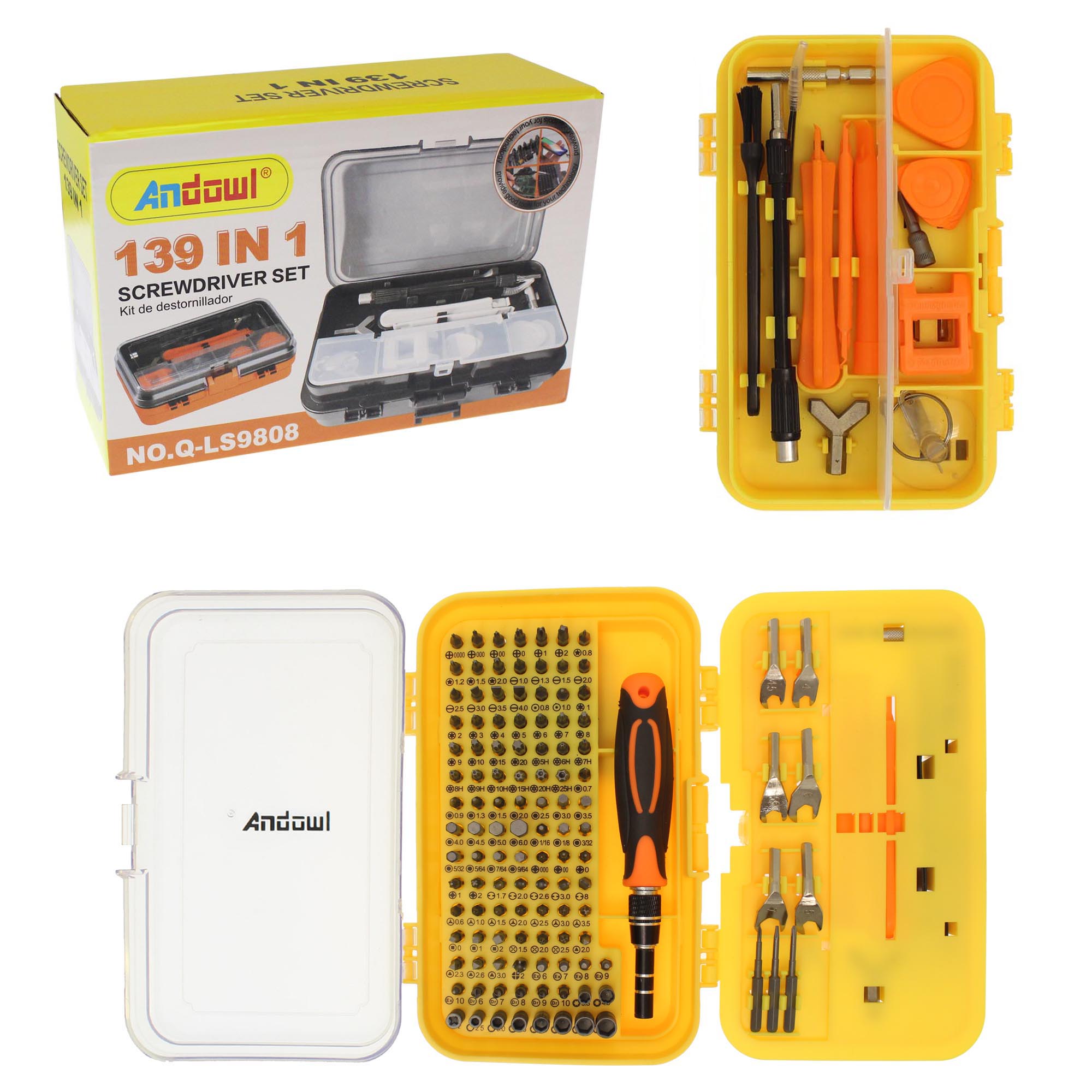 ΣΕΤ ΕΡΓΑΛΕΙΩΝ 139 ΤΕΜΑΧΙΩΝ ΜΕ ΒΑΛΙΤΣΑ ΜΕΤΑΦΟΡΑΣ ANDOWL