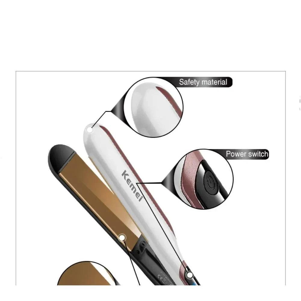 ΕΠΑΓΓΕΛΜΑΤΙΚΗ ΠΡΕΣΑ ΜΑΛΛΙΩΝ ΜΕ ΚΕΡΑΜΙΚΕΣ ΠΛΑΚΕΣ KEMEI KM-9622 - vip mix shop