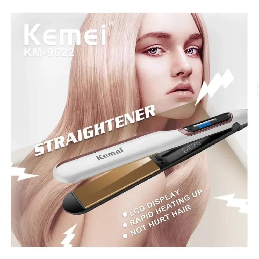 ΕΠΑΓΓΕΛΜΑΤΙΚΗ ΠΡΕΣΑ ΜΑΛΛΙΩΝ ΜΕ ΚΕΡΑΜΙΚΕΣ ΠΛΑΚΕΣ KEMEI KM-9622 - vip mix shop