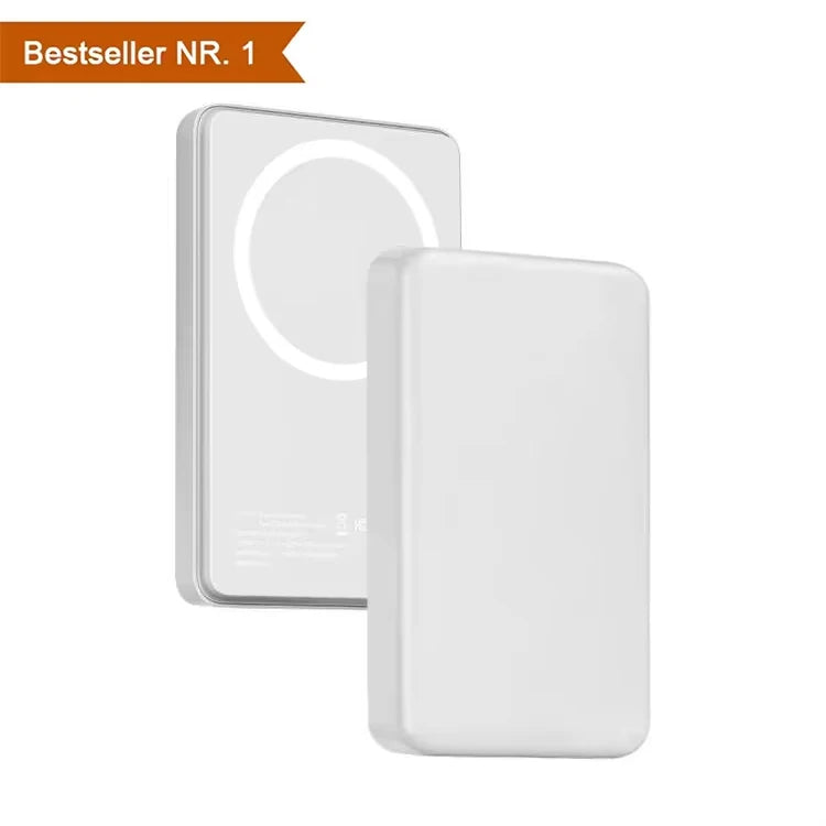 POWER BANK MAGNETIC MAGSAFE 4000MAH ΜΕ ΘΥΡΑ USB-C – ΛΕΥΚΟ ANDOWL