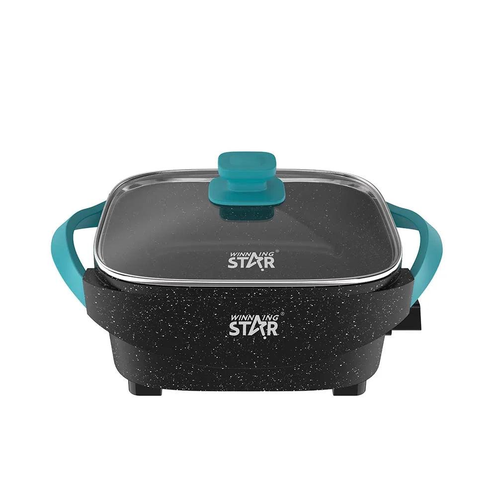 ΗΛΕΚΤΡΙΚΟ ΤΗΓΑΝΙ ΚΑΙ ΚΑΤΣΑΡΟΛΑ 2 ΣΕ 1 1600 WATT WINNING STAR ST-9802 - VIPMIXSHOP