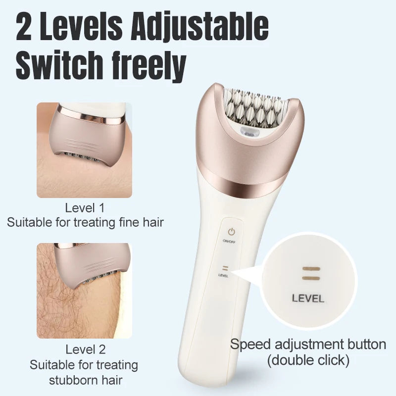 ΗΡΩ-600 ΣΕΤ ΑΠΟΤΡΙΧΩΣΗΣ EPILATOR ΓΙΑ ΤΟ ΣΩΜΑ 5 ΣΕ 1