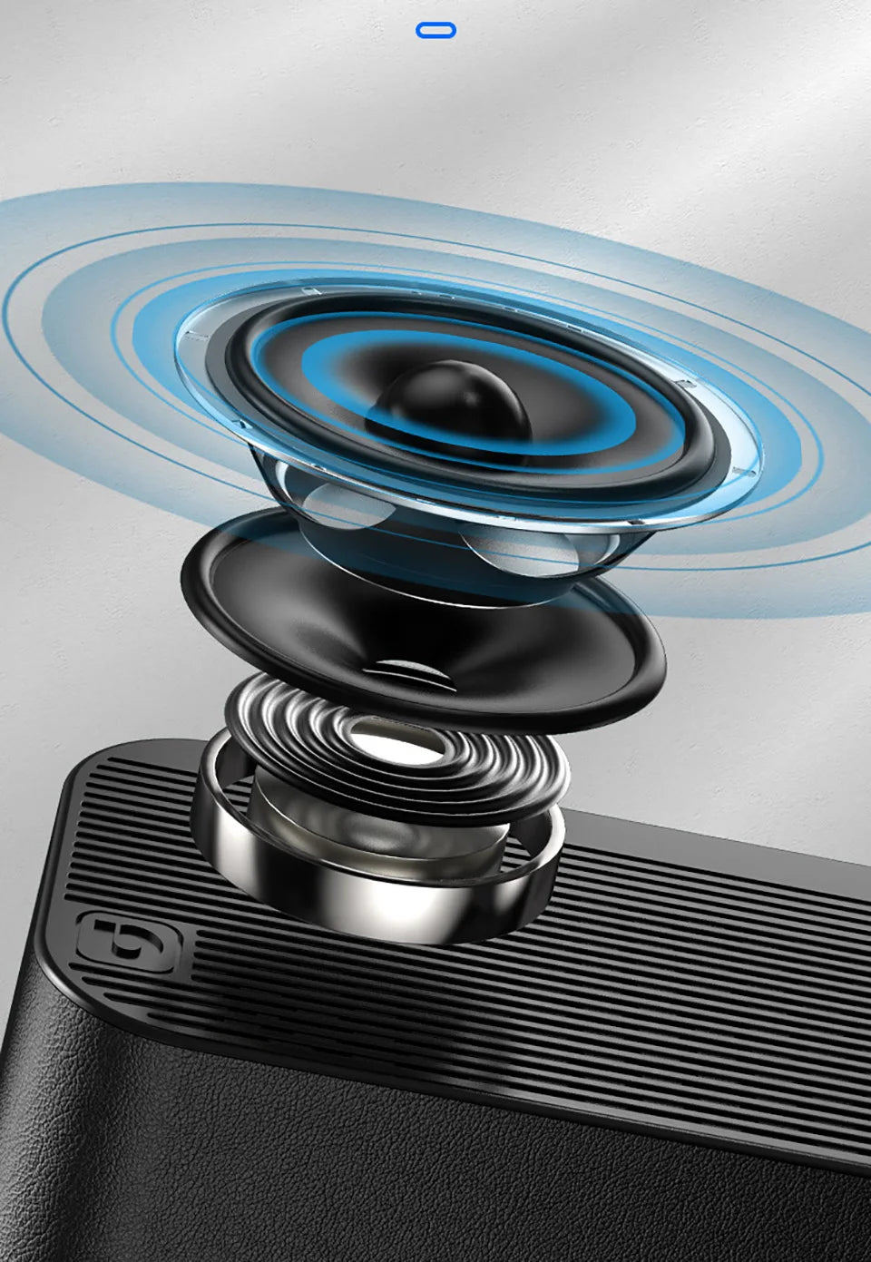 GR1 ΕΠΙΤΡΑΠΕΖΙΟ ΨΗΦΙΑΚΟ ΡΟΛΟΙ 4 ΣΕ 1 ΜΕ ΗΧΕΙΟ BLUETOOTH ΚΑΙ ΡΥΘΜΙΖΟΜΕΝΟ ΦΩΤΙΣΜΟ -  vip mix shop