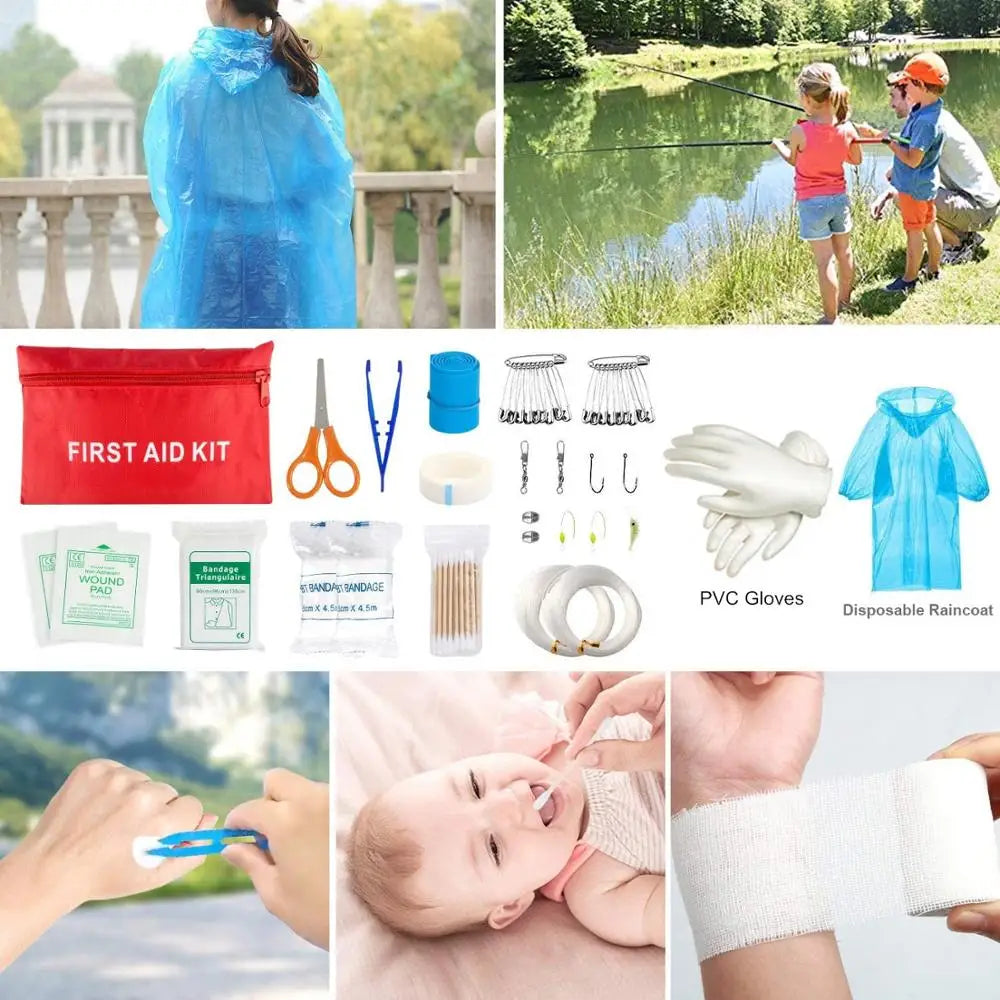 Κιτ Επιβίωσης 72 Ωρών 33 σε 1 με Πρώτες Βοήθειες & Εργαλεία