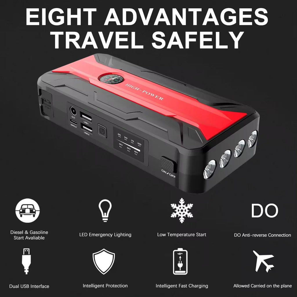 ΦΟΡΤΙΣΤΗΣ ΜΠΑΤΑΡΙΑΣ ΑΥΤΟΚΙΝΗΤΟΥ ΜΕ POWER BANK - USB - ΦΑΚΟ Q-D1700 - vip mix shop