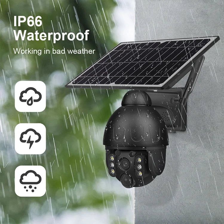 Ηλιακή Κάμερα 4G με Κάρτα SIM