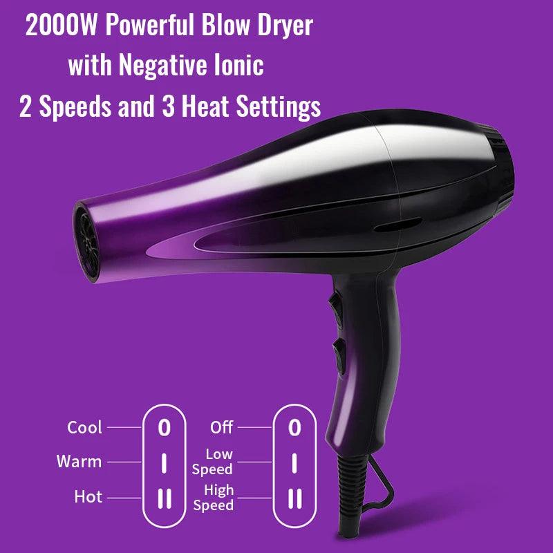 ΣΕΣΟΥΑΡ ΜΑΛΛΙΩΝ 8 ΣΕ 1 2000 WATT ANDOWL Q-M688 -  vip mix shop