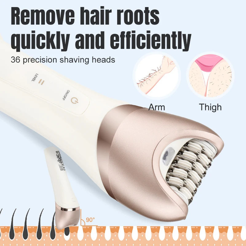 ΗΡΩ-600 ΣΕΤ ΑΠΟΤΡΙΧΩΣΗΣ EPILATOR ΓΙΑ ΤΟ ΣΩΜΑ 5 ΣΕ 1