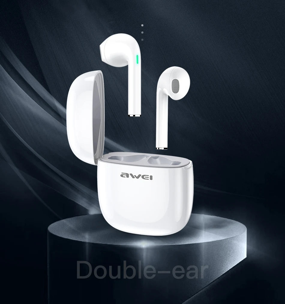 ΑΣΥΡΜΑΤΙΚΑ ΑΚΟΥΣΤΙΚΑ BLUETOOTH AWEI T28 TWS ΜΕ ΘΗΚΗ ΦΟΡΤΙΣΗΣ