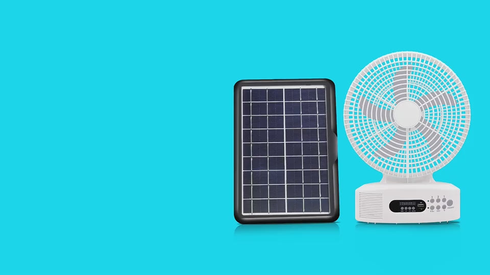 ΦΟΡΗΤΟΣ ΗΛΙΑΚΟΣ ΑΝΕΜΙΣΤΗΡΑΣ ΜΕ ΗΛΙΑΚΟ ΠΑΝΕΛ, ΗΧΕΙΑ ΚΑΙ ΦΩΣ