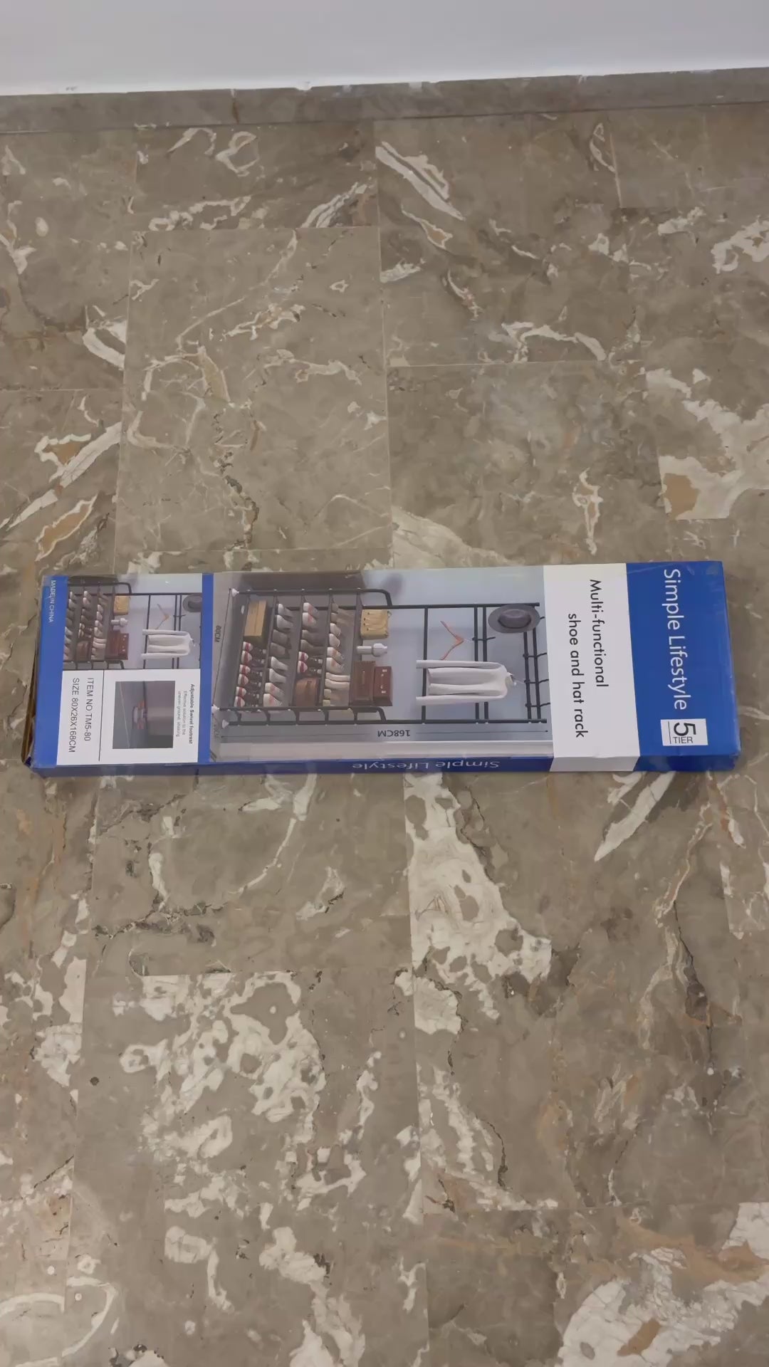 GR5 ΡΑΦΙΕΡΑ ΚΑΙ ΠΑΠΟΥΤΣΟΘΗΚΗ ΓΙΑ 20 ΖΕΥΓΑΡΙΑ ΠΑΠΟΥΤΣΙΩΝ 80Χ170εκ