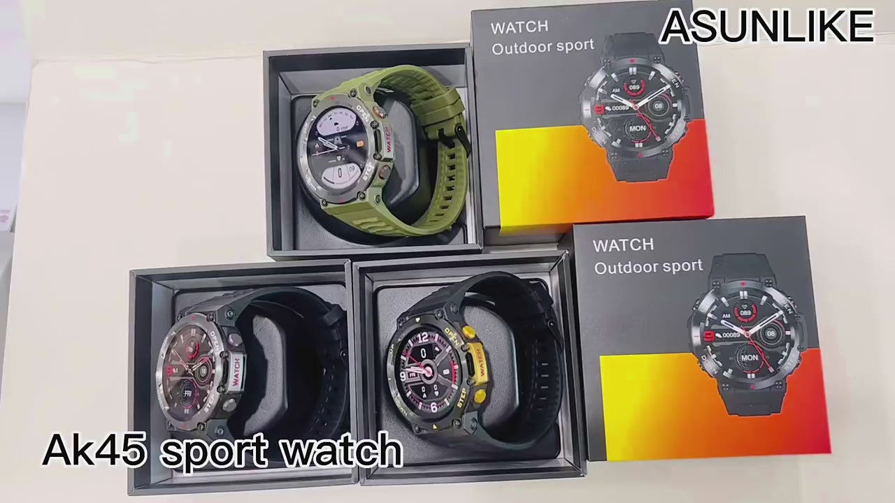 Ρολόι Fitness AK45 με & Smart Λειτουργίες