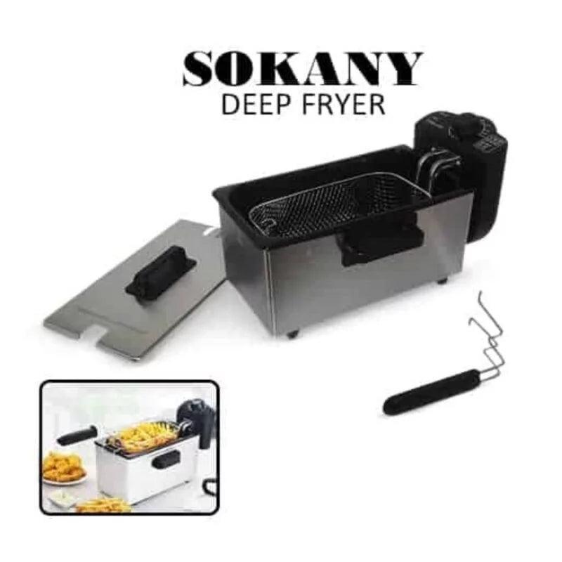 Ανοξείδωτη Φριτέζα Λαδιού Sokany WJ-800 - Η Τελειότητα στο Τηγάνισμα - vip mix shop