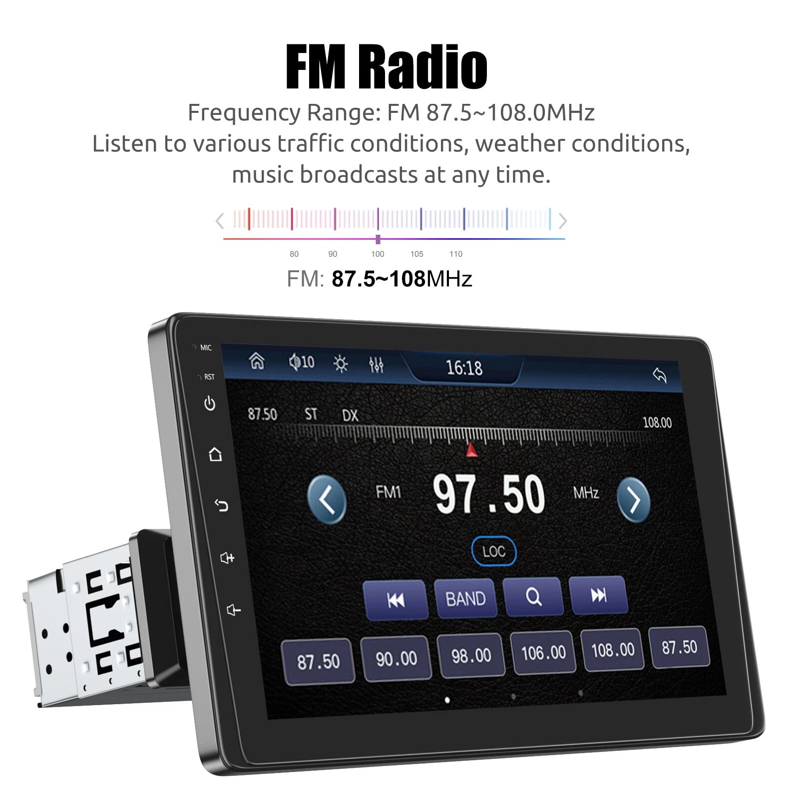 Android Ηχοσύστημα Αυτοκινήτου 9 Ιντσών με GPS