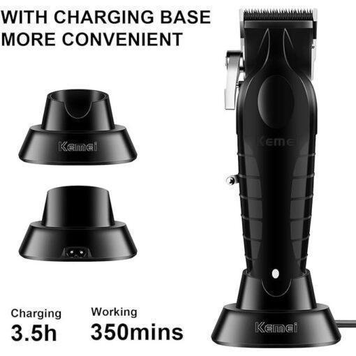 kemei 2296 ΞΥΡΙΣΤΙΚΗ ΕΠΑΝΑΦΟΡΤΙΖΟΜΕΝΗ ΜΗΧΑΝΗ ΜΑΥΡΗ - vip mix shop