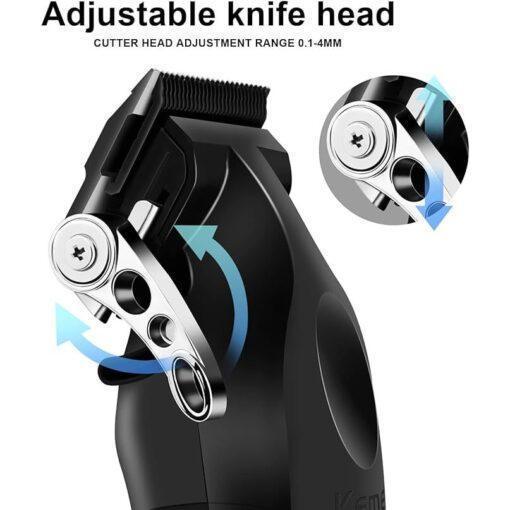 kemei 2296 ΞΥΡΙΣΤΙΚΗ ΕΠΑΝΑΦΟΡΤΙΖΟΜΕΝΗ ΜΗΧΑΝΗ ΜΑΥΡΗ - vip mix shop