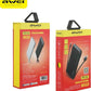 «Λεπτό power bank Awei P51K με δερμάτινο περίβλημα και 4 LED ένδειξη μπαταρίας»

