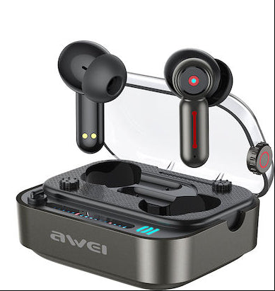 Ασύρματα Ακουστικά Awei T58 Bluetooth 5.3 Hi-Fi Στερεοφωνικός Ήχος, IPX6 & RGB Φώτα