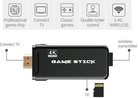 Ηλεκτρονική Ρετρό Κονσόλα με 3000 Ενσωματωμένα Παιχνίδια