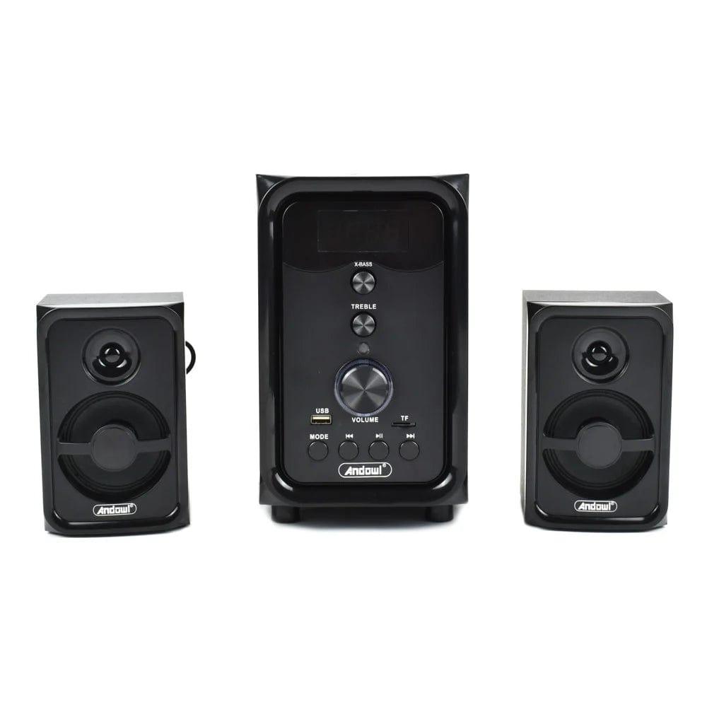 Ηχεία Andowl Q-YX107T Bluetooth για Υπολογιστή 2.1 1000W PMPO με USB, Micro SD - vip mix shop