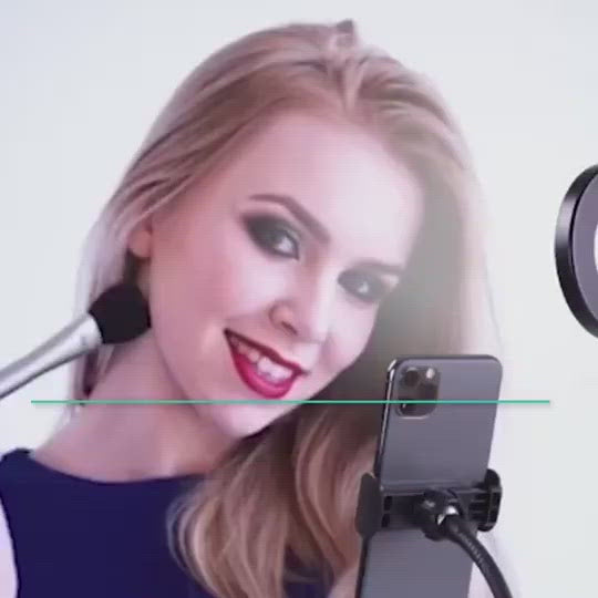 Επιτραπέζιο Ring Light 8cm LED για Live Streaming 2500-4500K