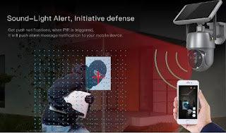 Ηλιακή Κάμερα 4G IP Wi-Fi 1080p Αδιάβροχη Μπαταρίας ANDOWL-QSX01 - vip mix shop