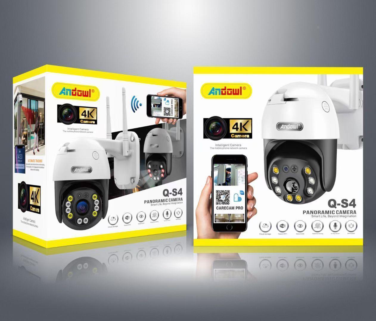 ANDOWL Q-S4 ΚΑΜΕΡΑ ΠΑΡΑΚΟΛΟΥΘΗΣΗΣ ΑΔΙΑΒΡΟΧΗ Wi-Fi 1080p Full HD - vip mix shop
