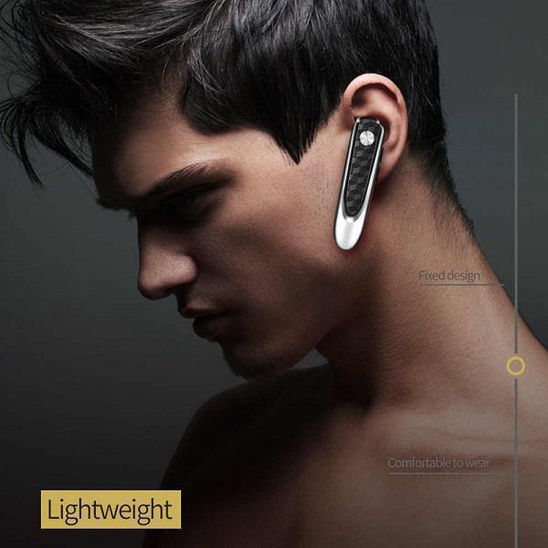 BLUETOOTH HANDSFREE FINEBLUE HF-68 EARΒUD ΜΑΥΡΟ - vip mix shop