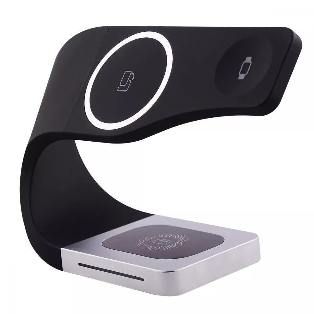 AIRPODS ΦΟΡΤΙΣΗ ΑΣΥΡΜΑΤΗ ΦΟΡΤΙΣΗ IPHONE WHATCH 3 ΣΕ 1 - vip mix shop