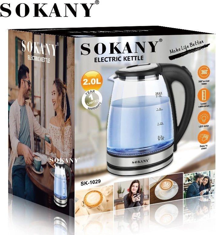 ΒΡΑΣΤΗΡΑΣ 2 ΛΙΤΡΑ ΗΛΕΚΤΡΙΚΟΣ SOKANY SK-1029 2lt 1500W - vip mix shop