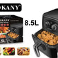 AIR FRYER SOKANY ΜΕ ΑΠΟΣΠΩΜΕΝΟ ΚΑΔΟ 8.5lt 1700W SOKANY SK-005 - vip mix shop