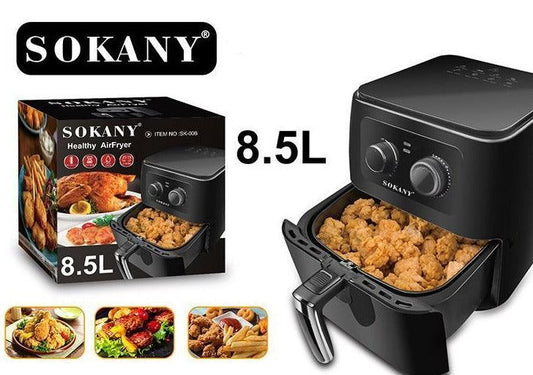 AIR FRYER SOKANY ΜΕ ΑΠΟΣΠΩΜΕΝΟ ΚΑΔΟ 8.5lt 1700W SOKANY SK-005 - vip mix shop