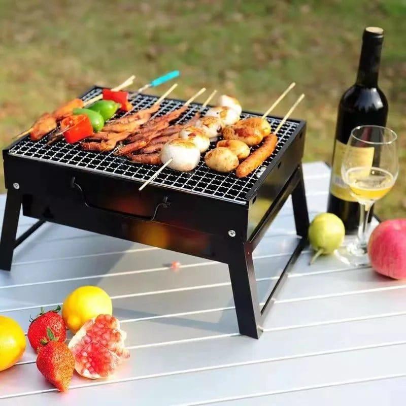 ΨΗΣΤΑΡΙΑ MINI SMALL STEEL BBQ ΑΝΑΔΙΠΛΟΥΜΕΝΗ ΜΕΤΑΛΛΙΚΗ 35.5Χ27.5Χ20cm - vip mix shop