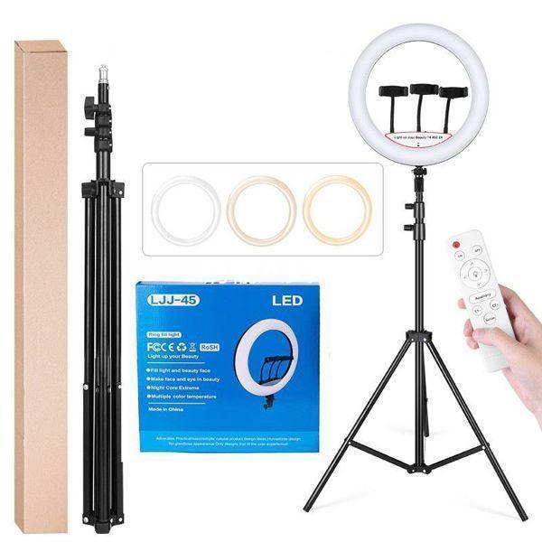 ΕΠΑΓΓΕΛΜΑΤΙΚΟ RING LIGHT 45CM LJJ-45 ΜΕ LED, USB ΚΑΙ ΤΗΛΕΧΕΙΡΙΣΤΗΡΙΟ  vip mix shop