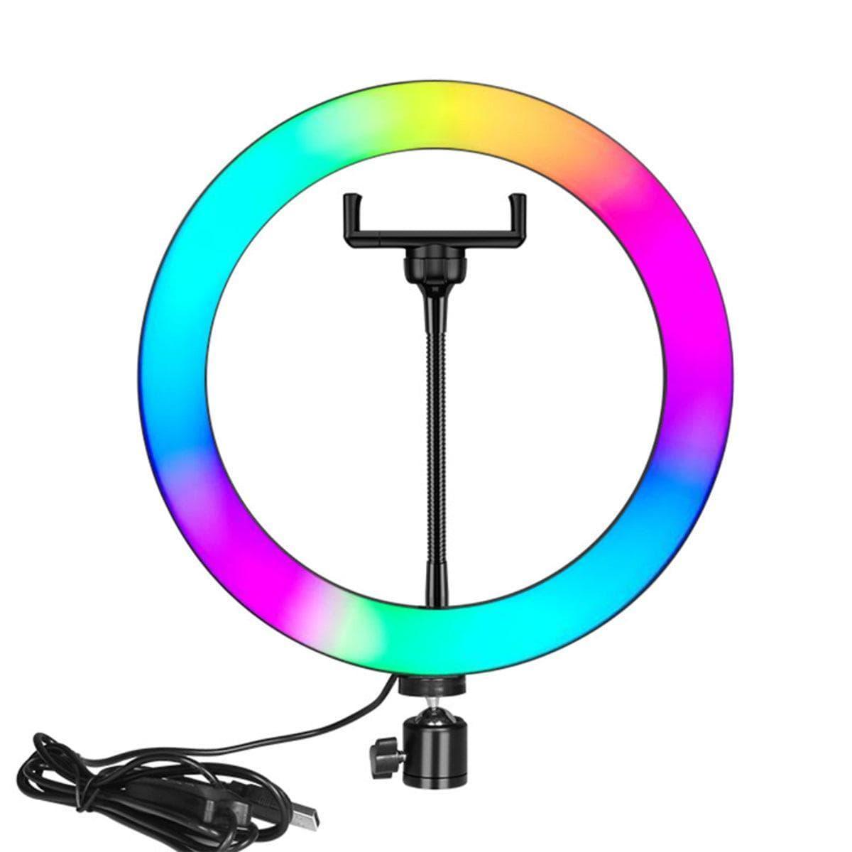 Ring Light RGB LED 10" / Φωτογραφία-βίντεο Tik Tok - vip mix shop