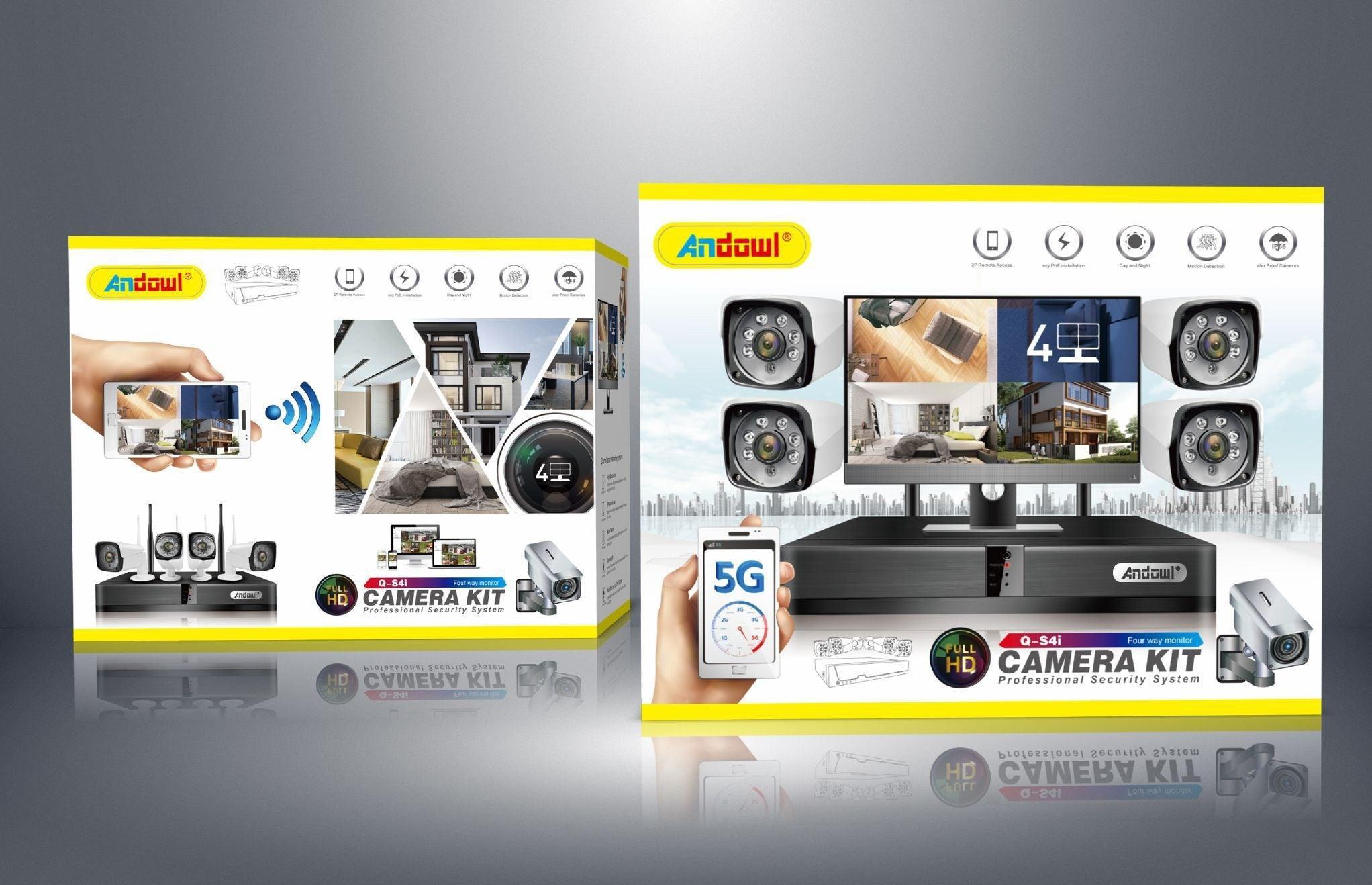 ΚΑΤΑΓΡΑΦΙΚΟ ΜΕ 4 ΚΑΜΕΡΕΣ Andowl Q-S4i - vip mix shop