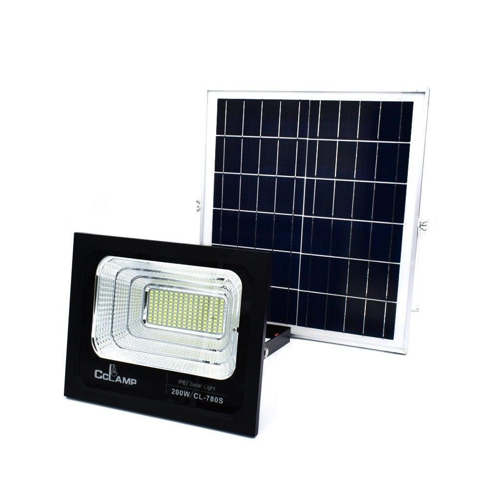 Ηλιακος Προβολεας 200W, με Αισθητηρα Κινησης & Τηλεχειριστηριο - vip mix shop