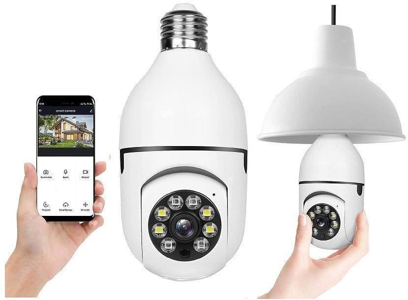 Πανοραμική Λάμπα Κάμερα 360° WiFi