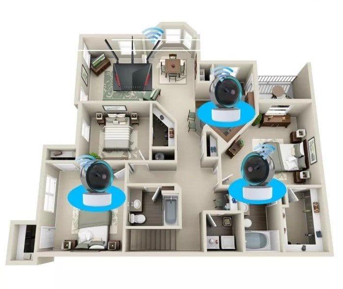 ΕΣΩΤΕΡΙΚΗ ΚΑΜΕΡΑ WIFI Andowl IP Q-S812 - vip mix shop